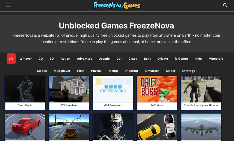 Drift Games Unblocked - Unblocked Games FreezeNova